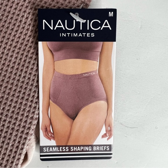 Nautica Women’s Shaping Briefs Sz Medium Lot/3 Stretch Tagless Multi Colors - Picture 5 of 7